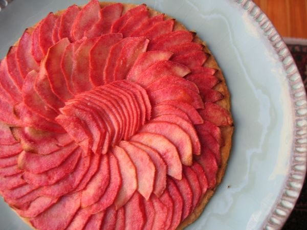  Pomme de perle rose en tranches