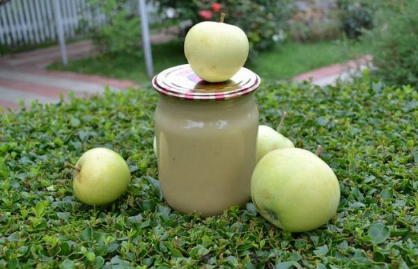  Confiture de pommes Coulée blanche