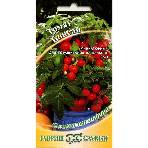  Bonsai-Tomaten-Samenverpackung