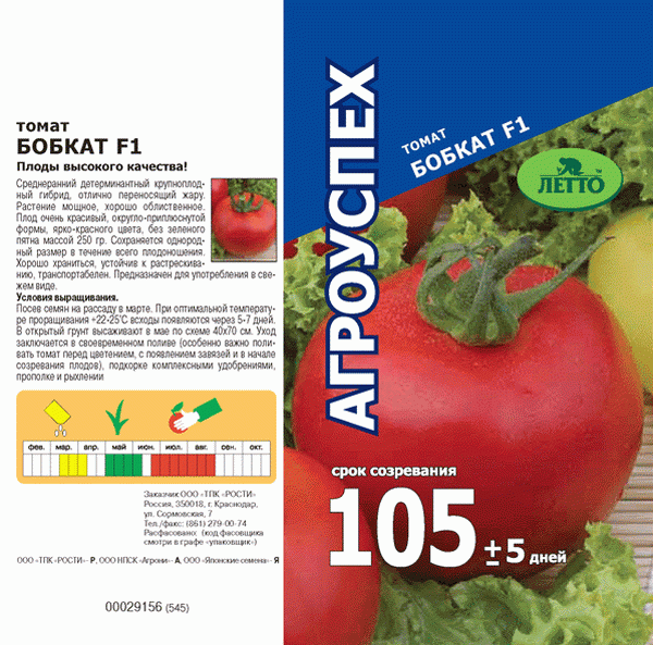  Graines Tomate Bobcat F1