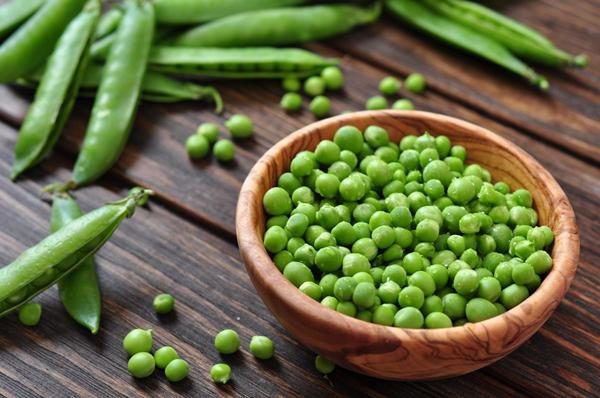  Les pois sont un entrepôt de vitamines.